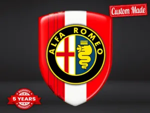 Alfa Romeo Pegatinas Logo Negocio Edición Estrella Minimalista